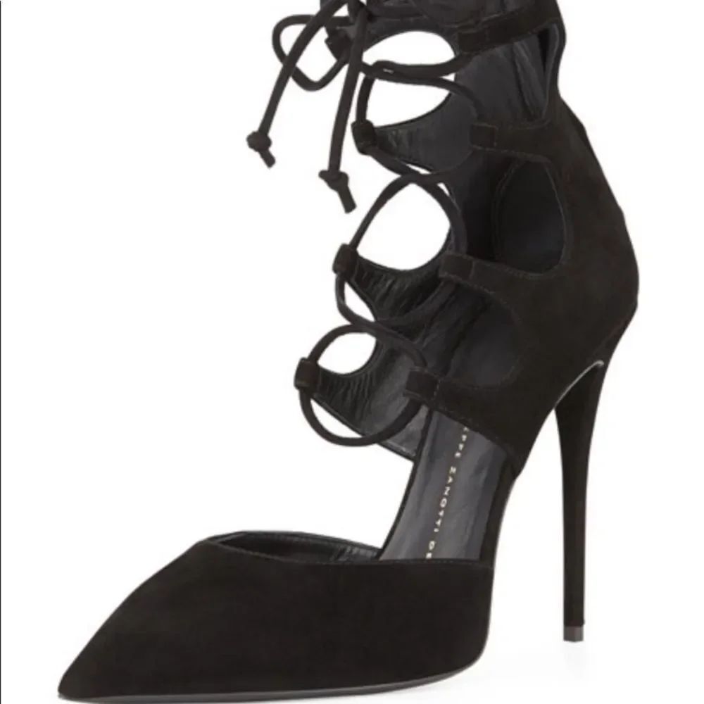 Giuseppe Zanotti lace up heels , size 38 1/2 (8,5)
